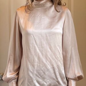 Silk Vince Dusty Pink Blouse